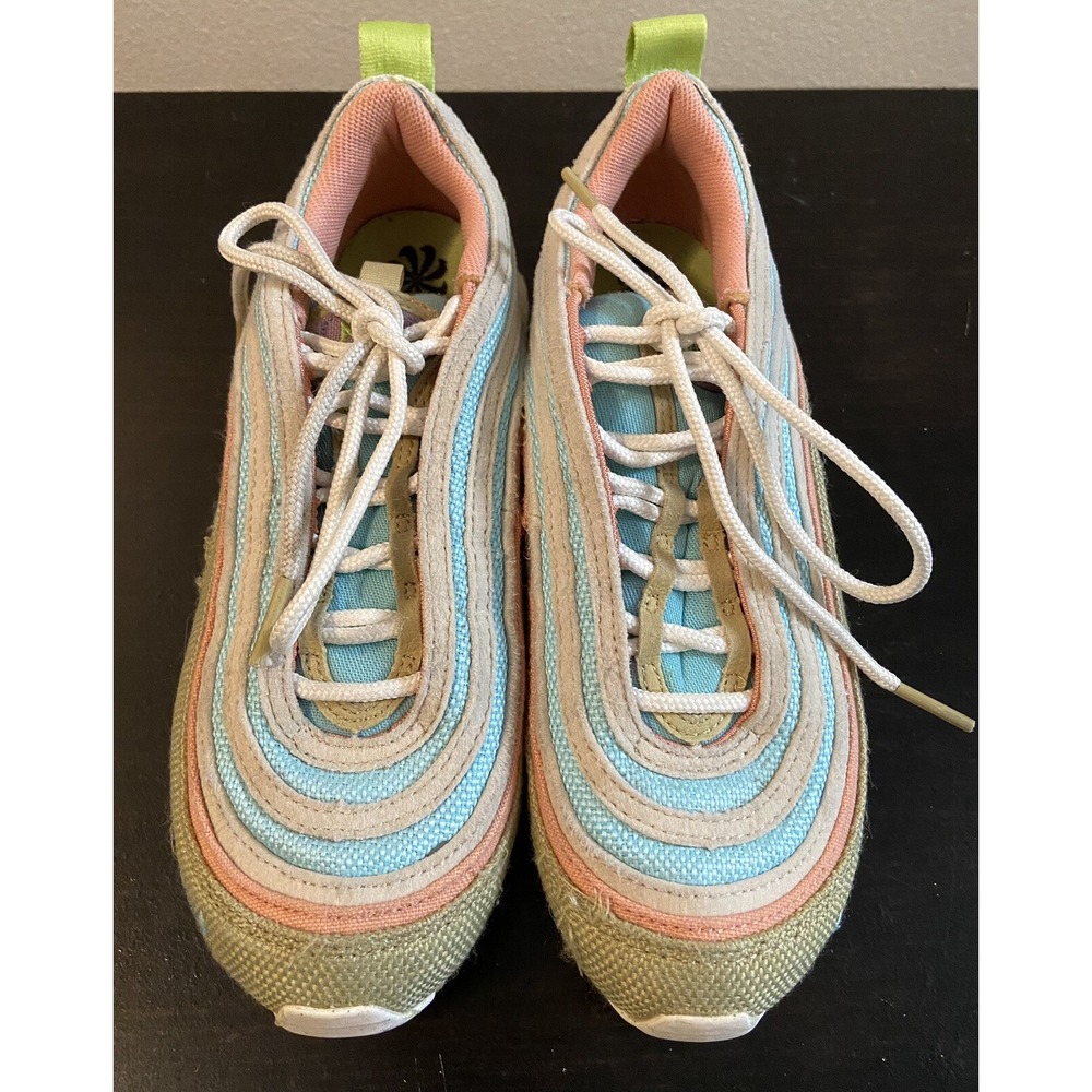 Nike Air Max 97 SE Sun Club Copa Wheat Grass‎ Multi Pastel Women’s Sz 6.5